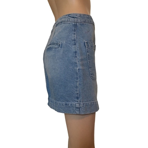 WE the Free | Free People Denim Skirt Button Front High Rise Don't get me wrong - Picture 5 of 15